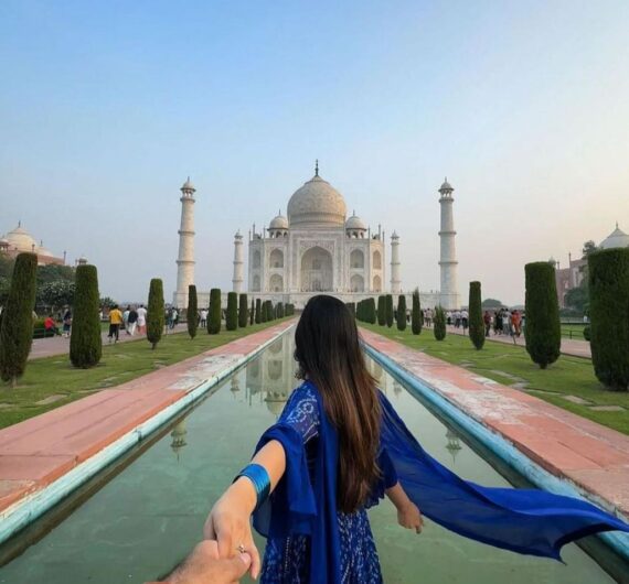 Sunrise over the Taj — pure magic.